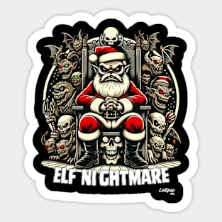 Thronebound Claus Tyrant's Elf Yuletide - A Xmas December Santa Sticker